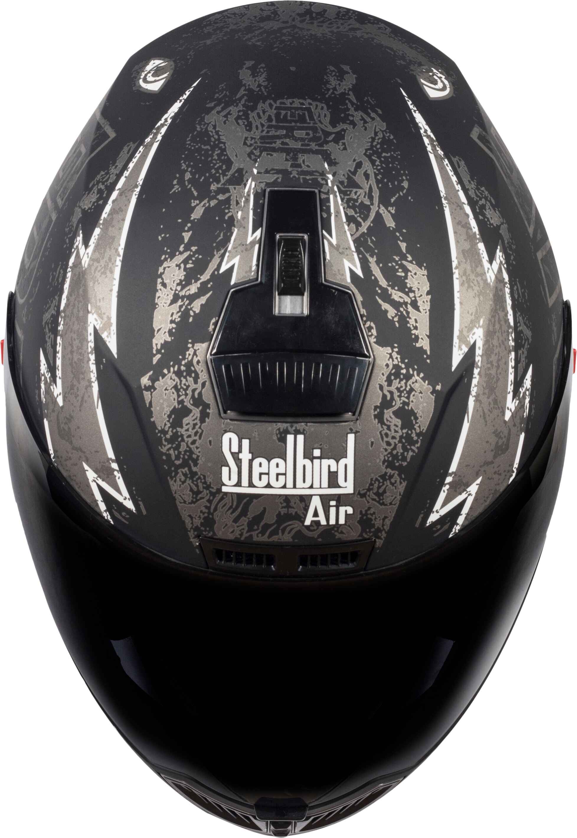 Steelbird Air Free Live Mat Black With Grey( Fitted With Clear Visor Extra Smoke Visor Free)